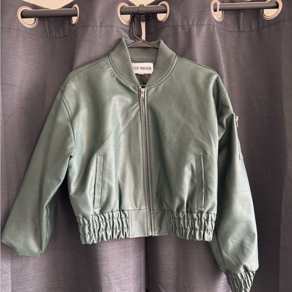 Steve Madden Olive Bomber Jacket